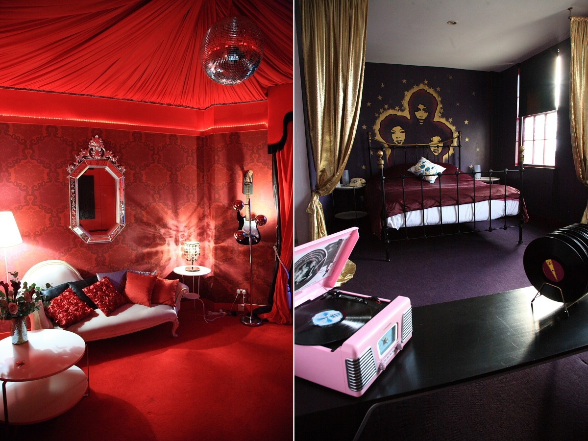 Hotels with erotic rooms